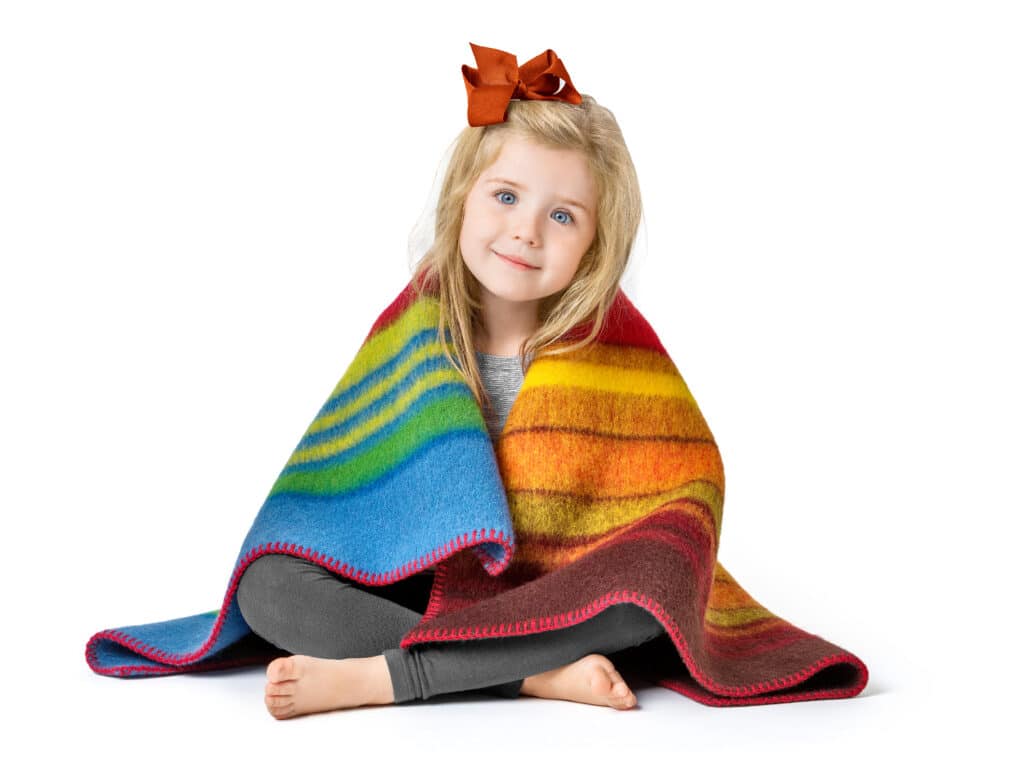 Falu Rödfärg Barnfilt.