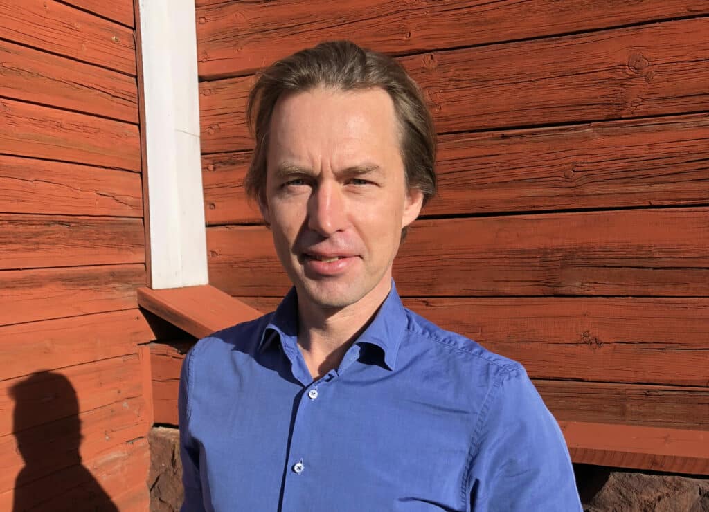 Martin Jansson, vd på Falu Rödfärg.